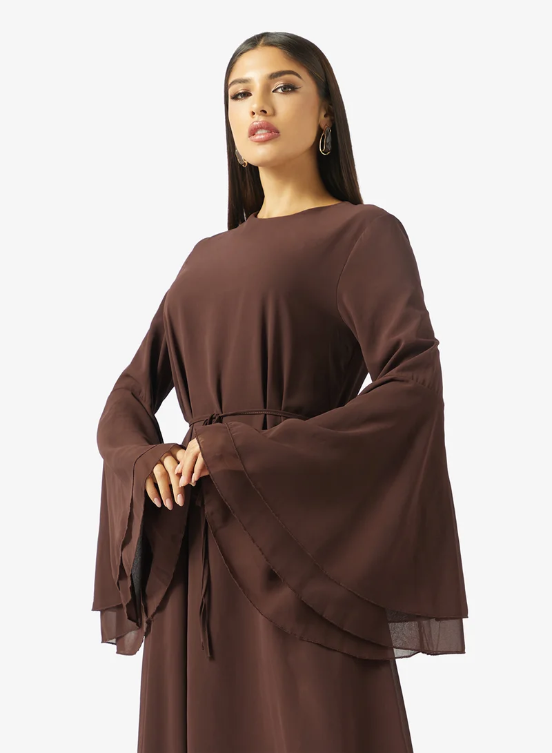 Khizana  Abaya Set With Dress & Top for Women | Best Price UAE